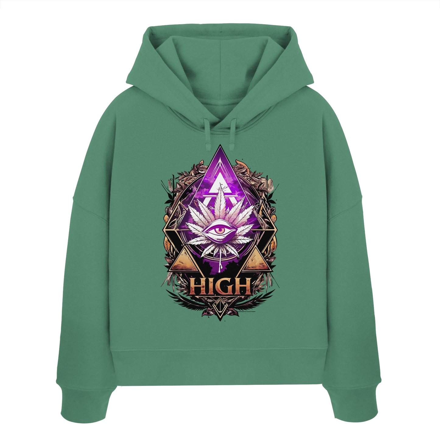 High - Ladies Boxcut Hoodie
