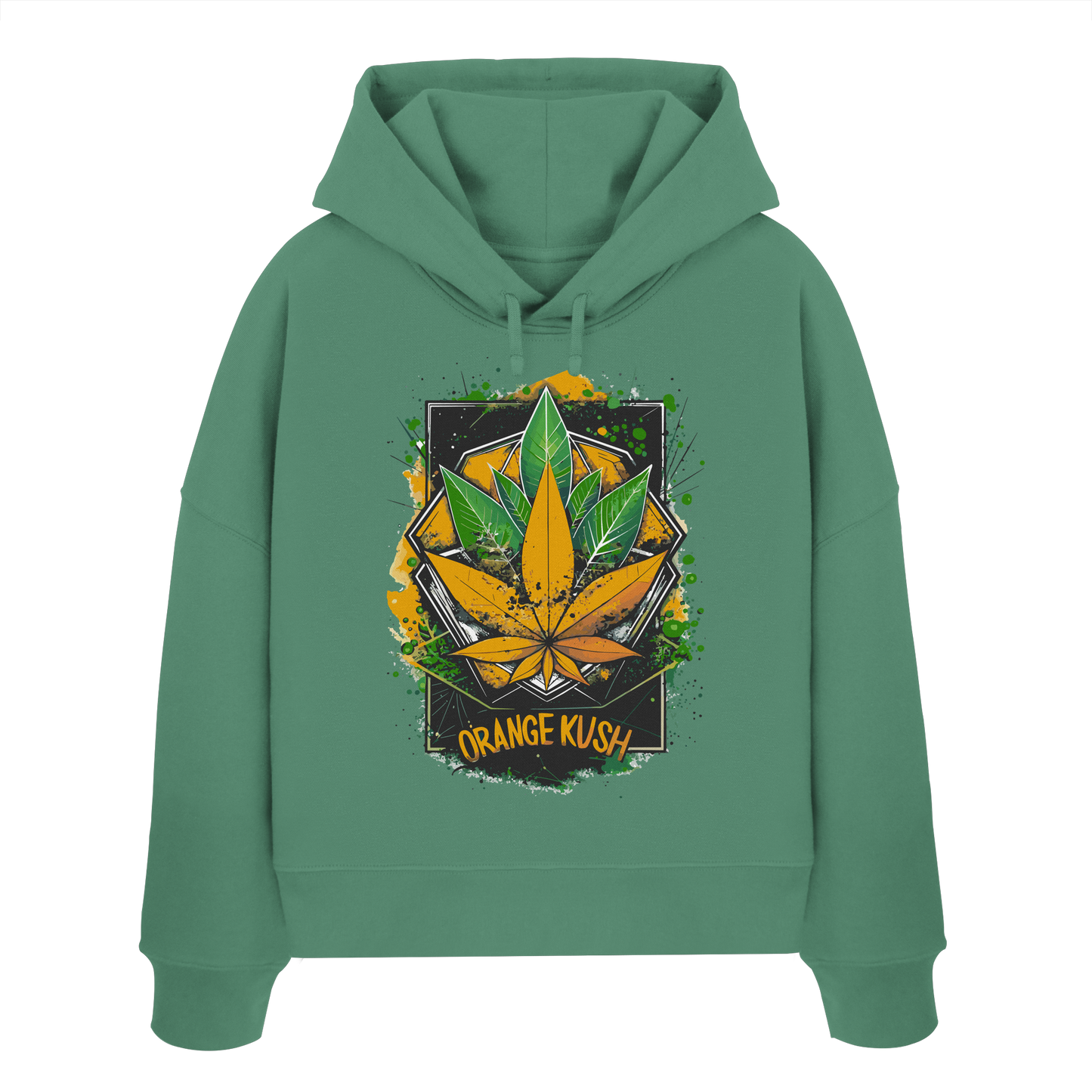 Orange Kush - Ladies Boxcut Hoodie