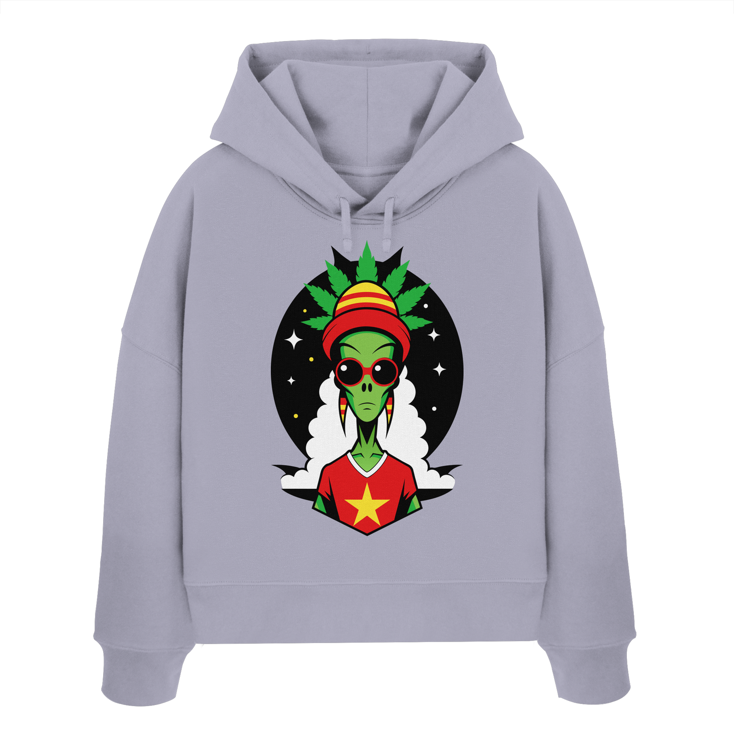 Alien - Ladies Boxcut Hoodie