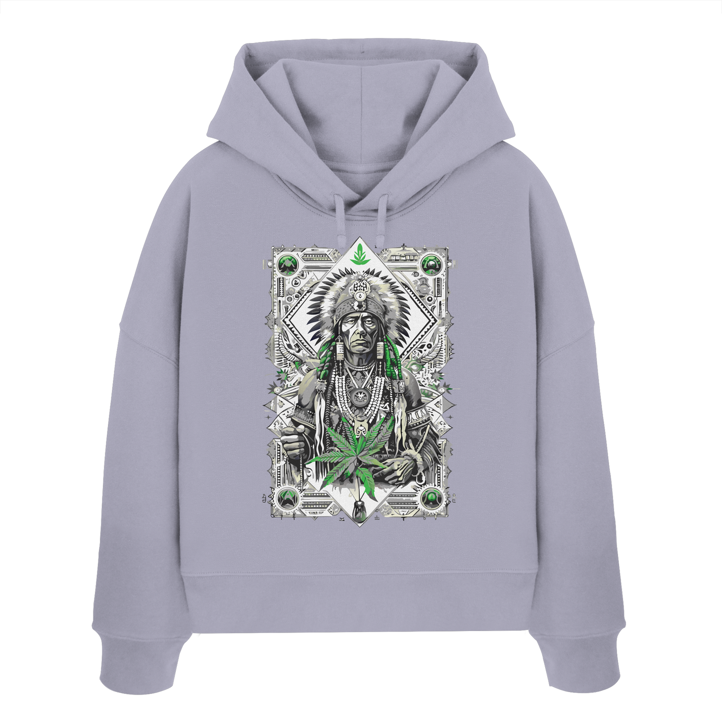 Indian - Ladies Boxcut Hoodie