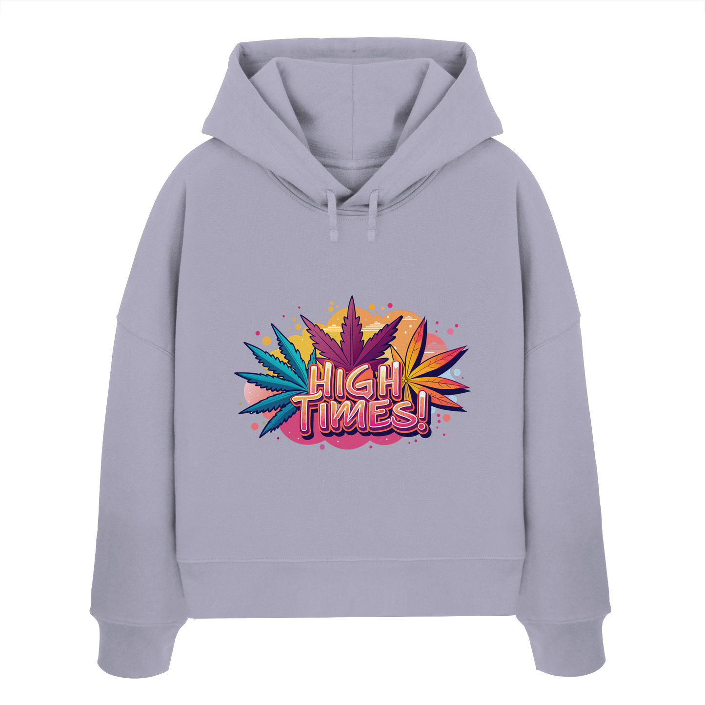 High Times Leafs - Ladies Boxcut Hoodie