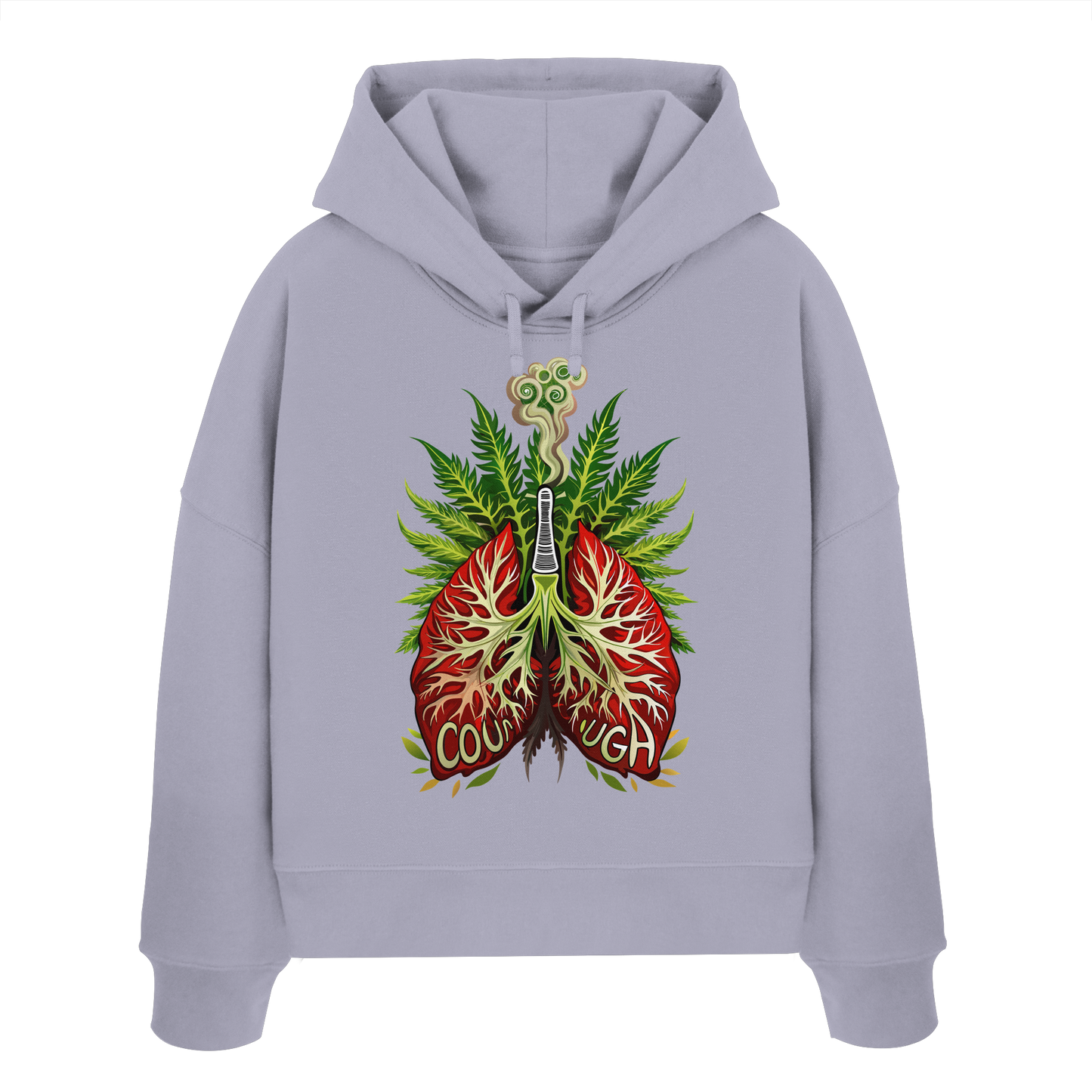 Couugh - Ladies Boxcut Hoodie