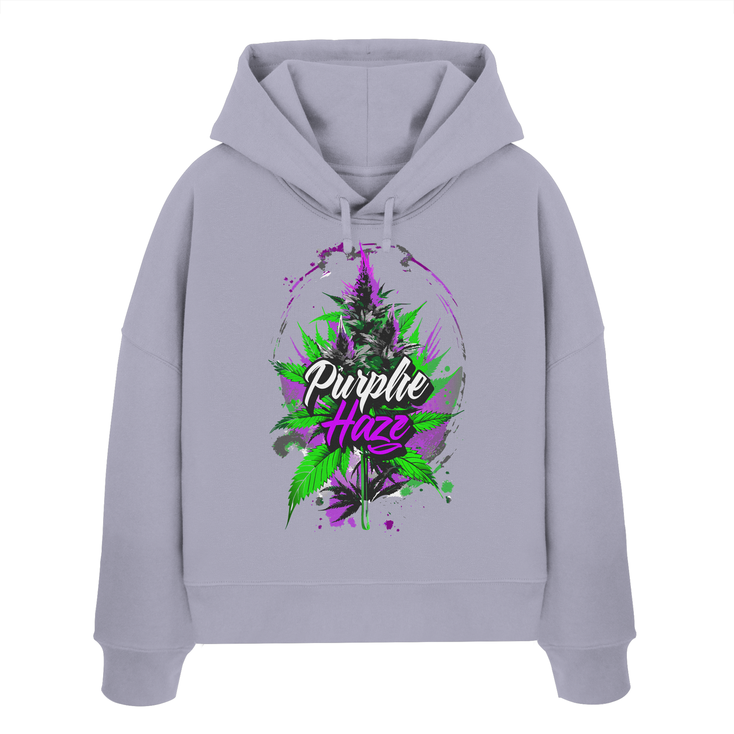 Purple Haze - Ladies Boxcut Hoodie