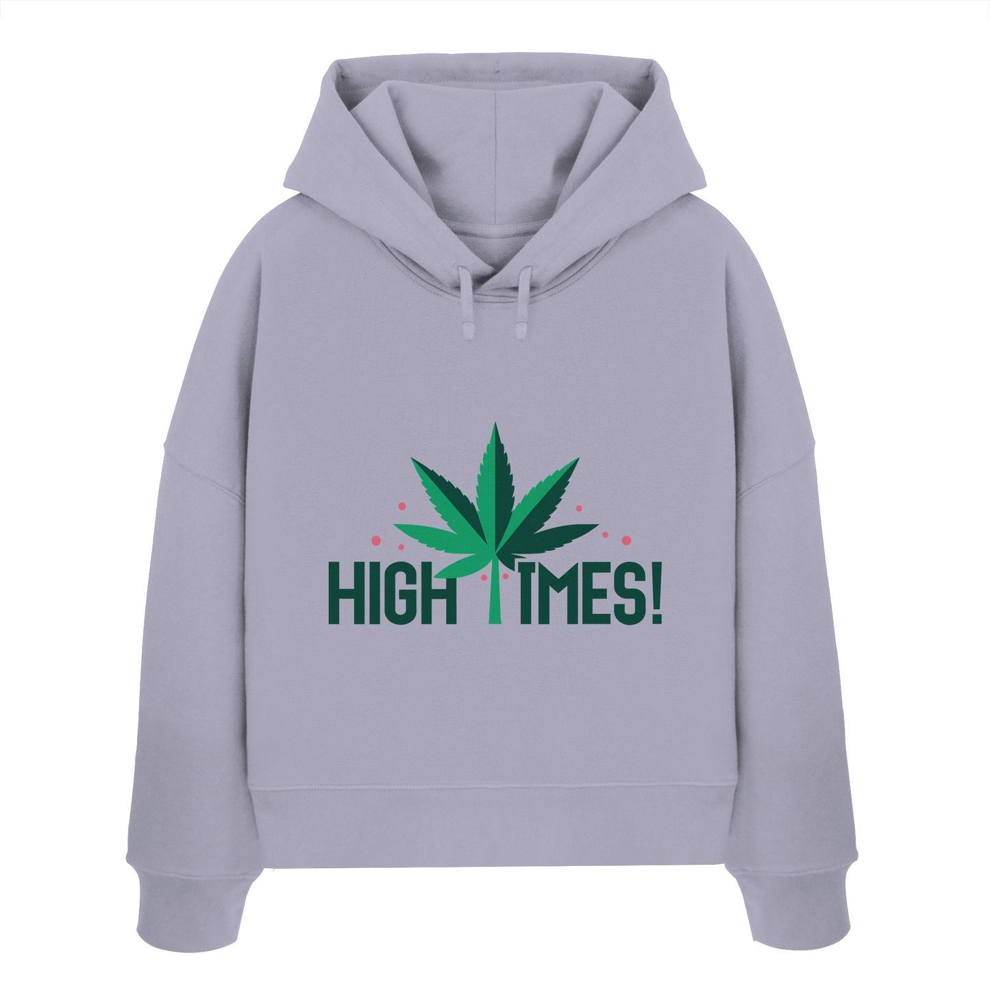 High Times Leaf - Ladies Boxcut Hoodie