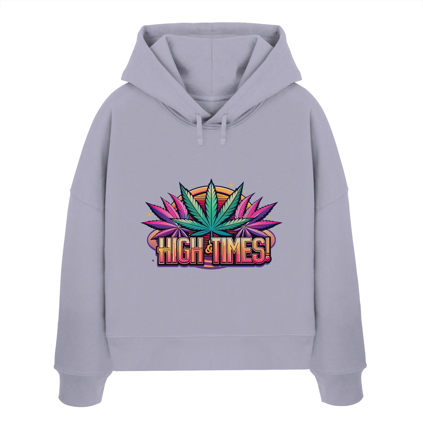 High Times Ufo - Ladies Boxcut Hoodie