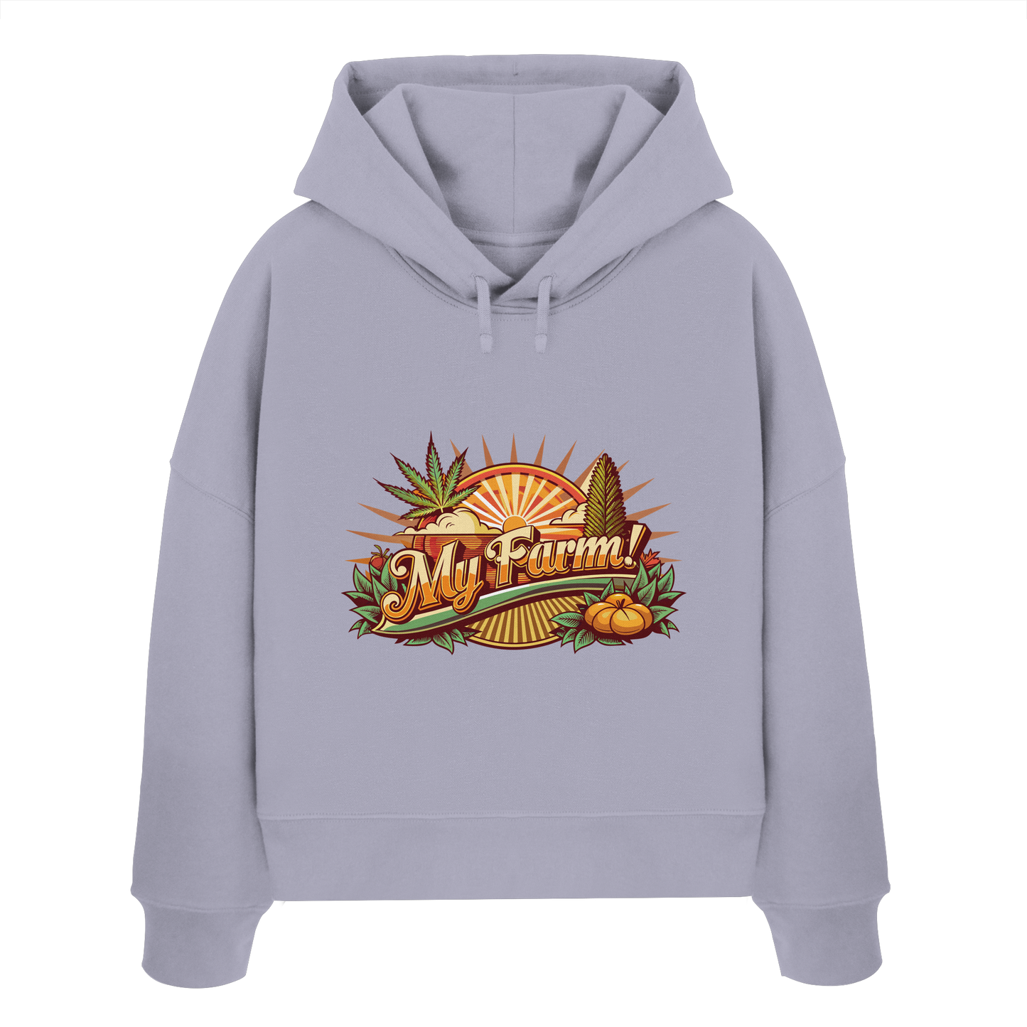 My Farm - Ladies Boxcut Hoodie