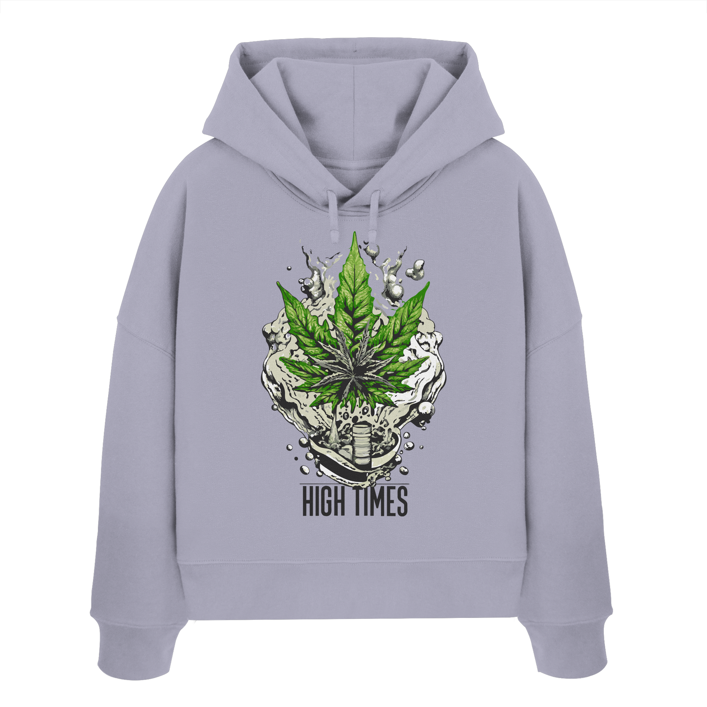 High Times Rocks - Ladies Boxcut Hoodie