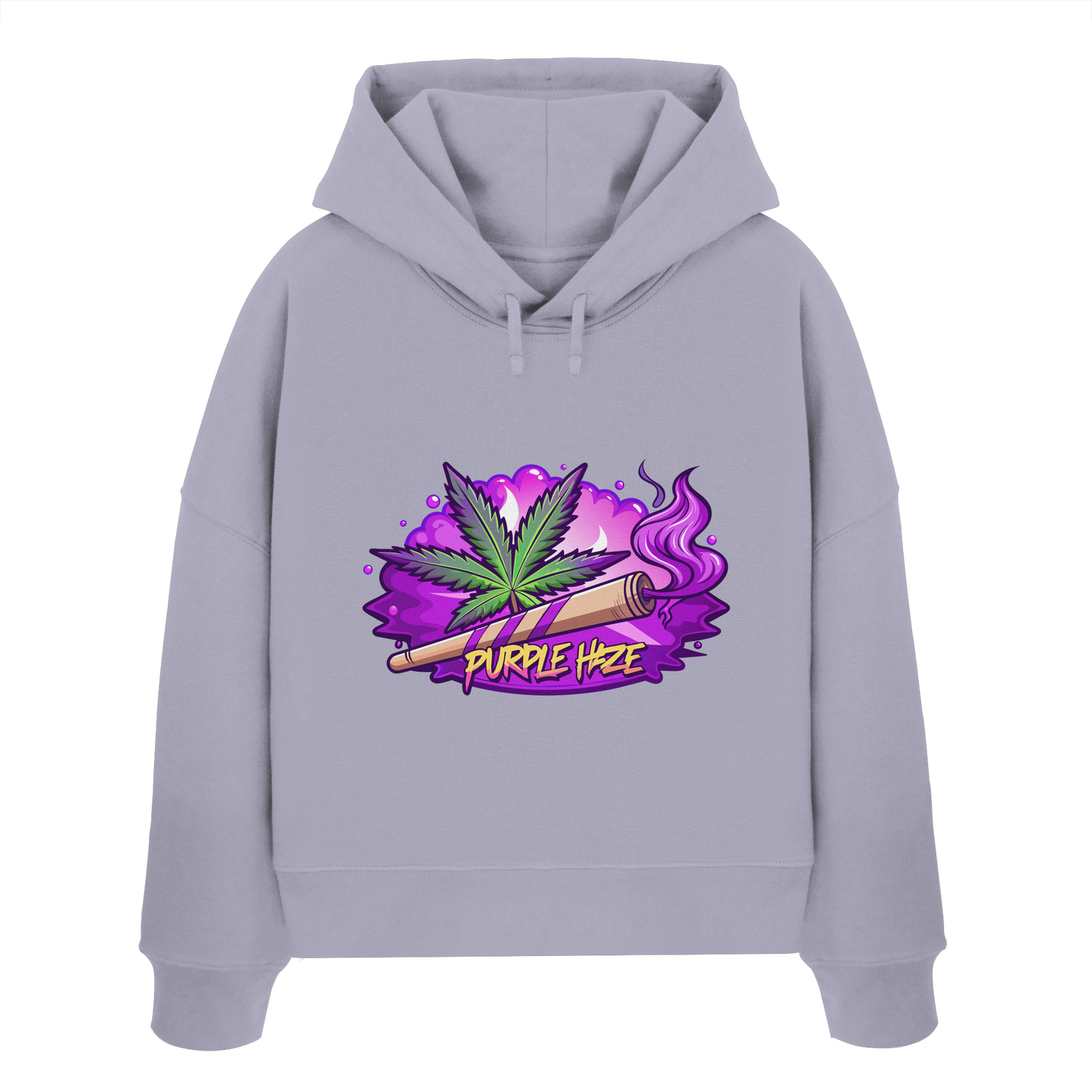 Purple Haze Joint - Ladies Boxcut Hoodie