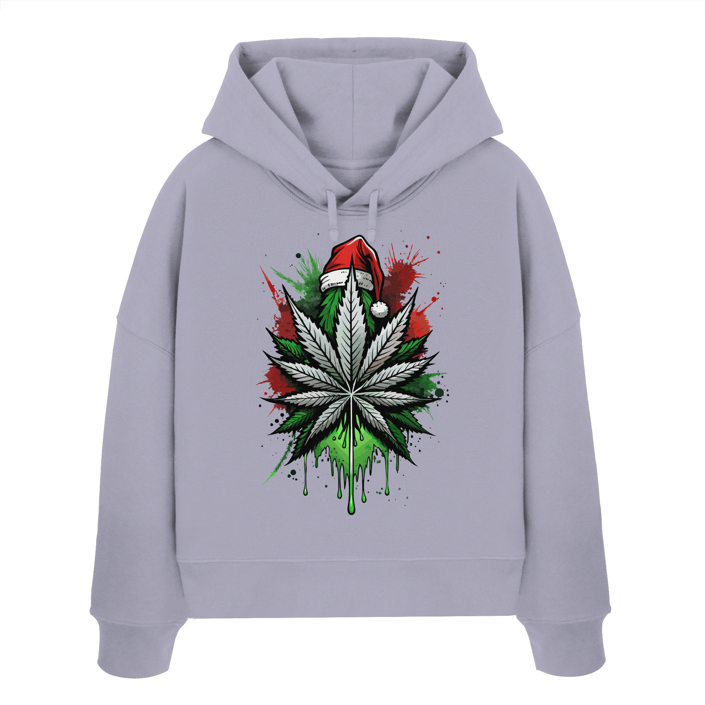 Cap Cannabis - Ladies Boxcut Hoodie
