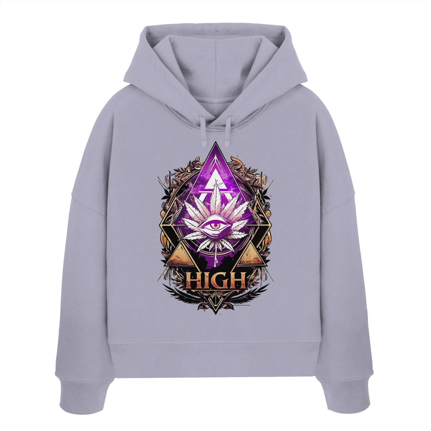 High - Ladies Boxcut Hoodie
