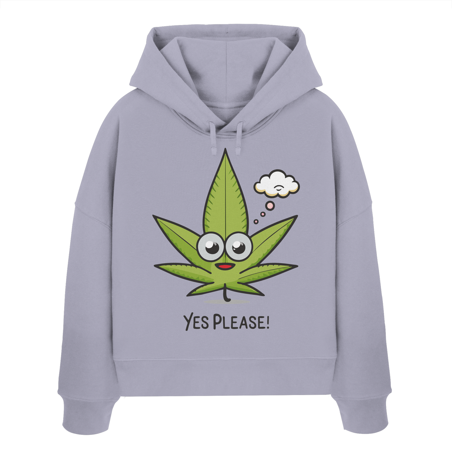 Yes Please - Ladies Boxcut Hoodie