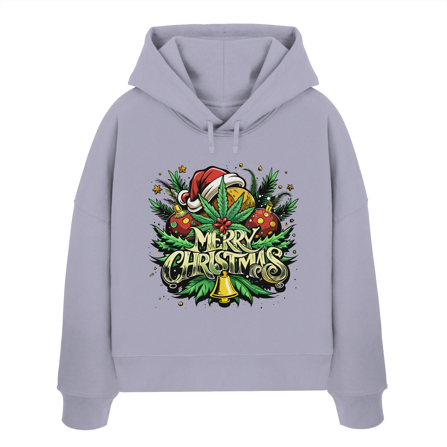 Bell Christmas - Ladies Boxcut Hoodie