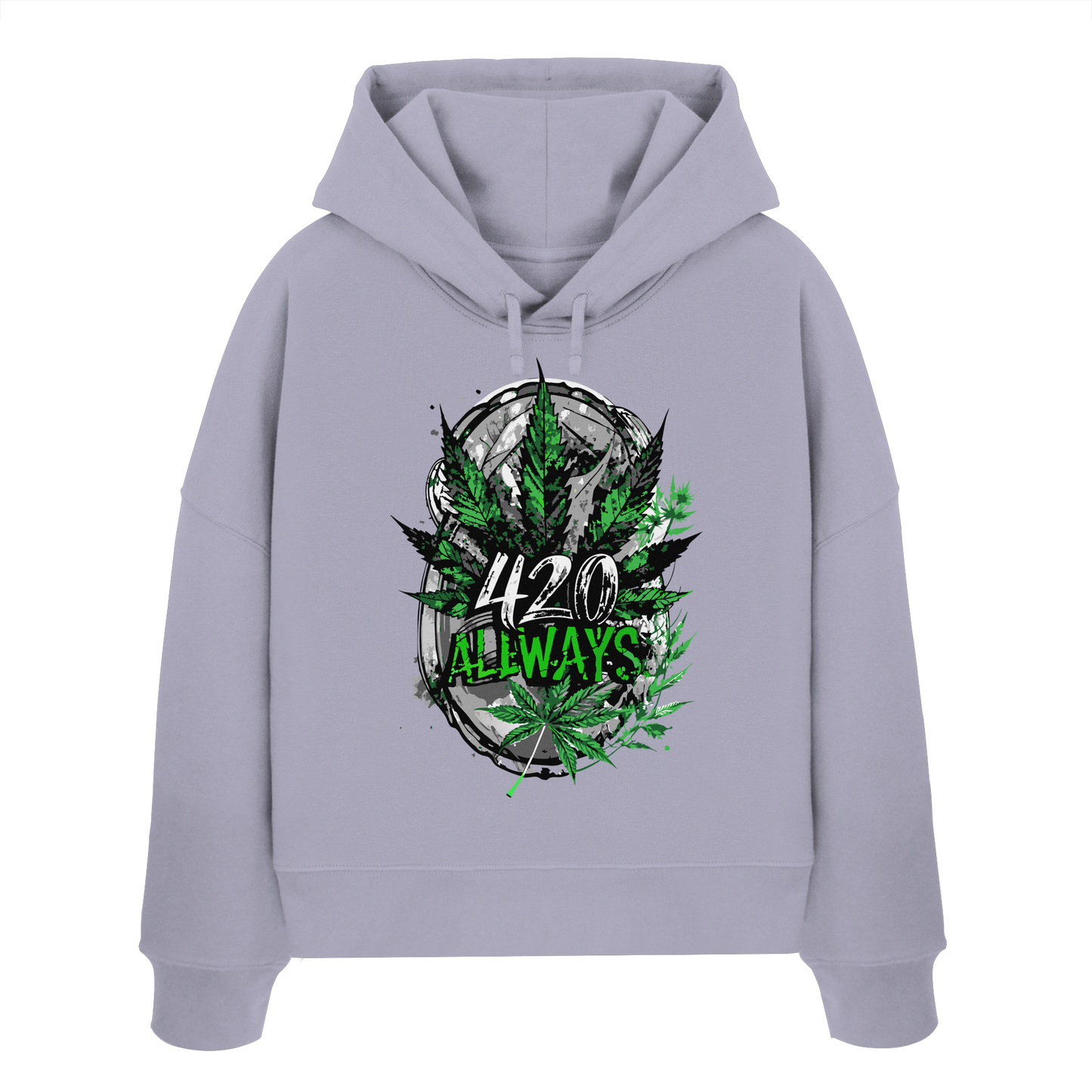 420 Always - Ladies Boxcut Hoodie