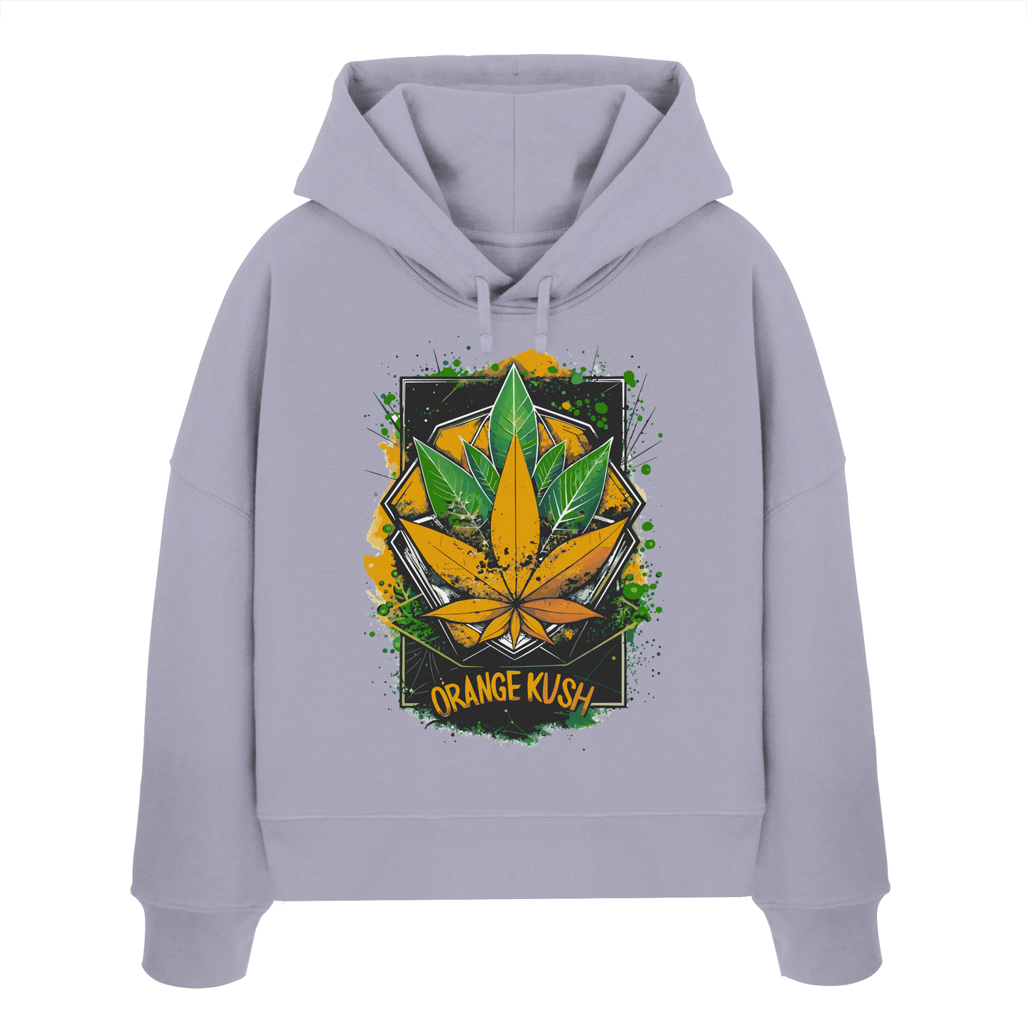 Orange Kush - Ladies Boxcut Hoodie