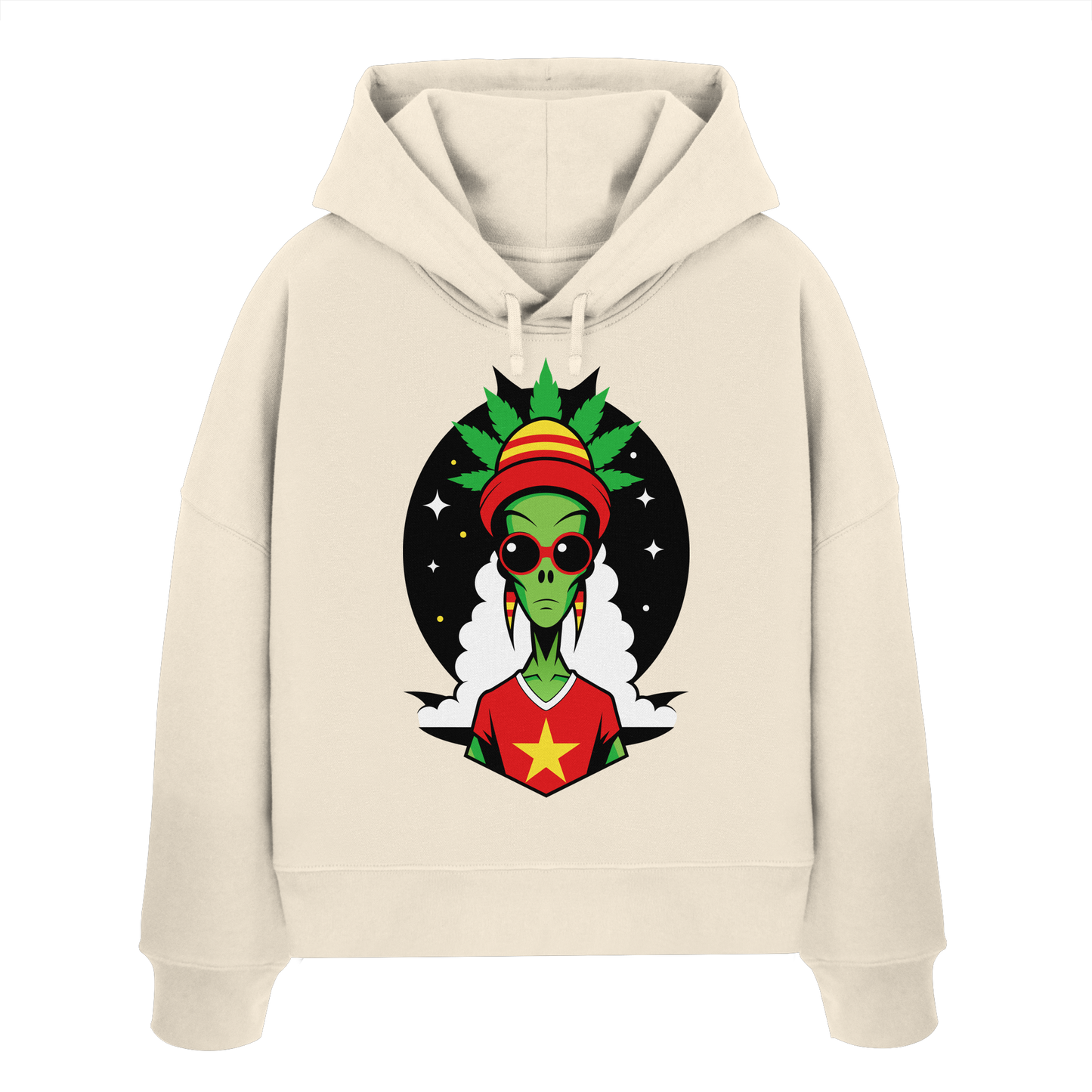 Alien - Ladies Boxcut Hoodie