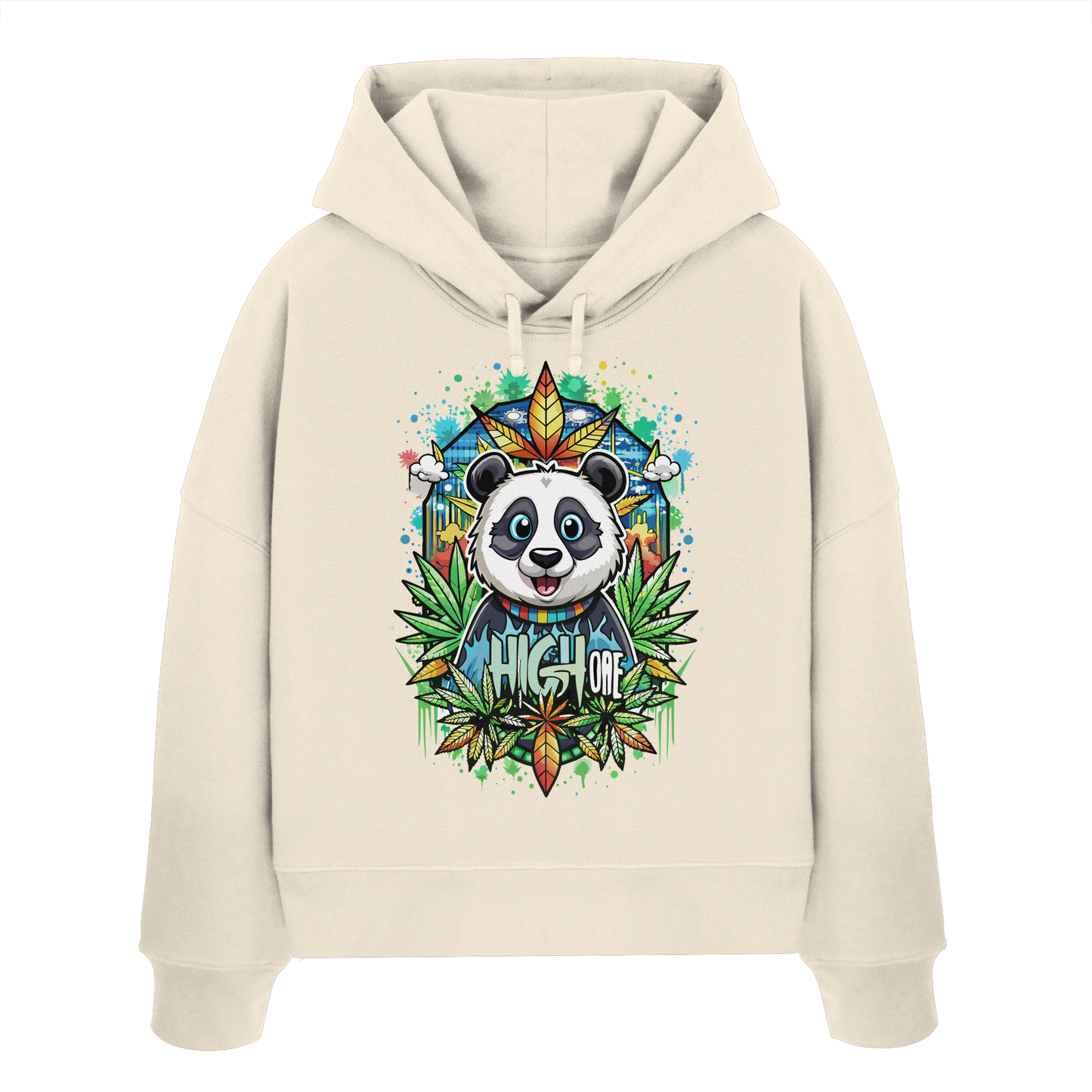 High Bear - Ladies Boxcut Hoodie