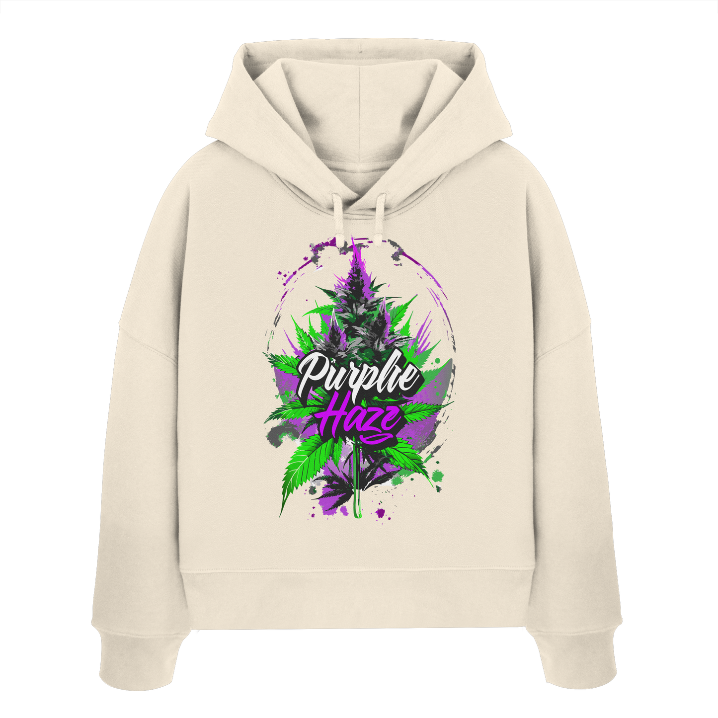 Purple Haze - Ladies Boxcut Hoodie