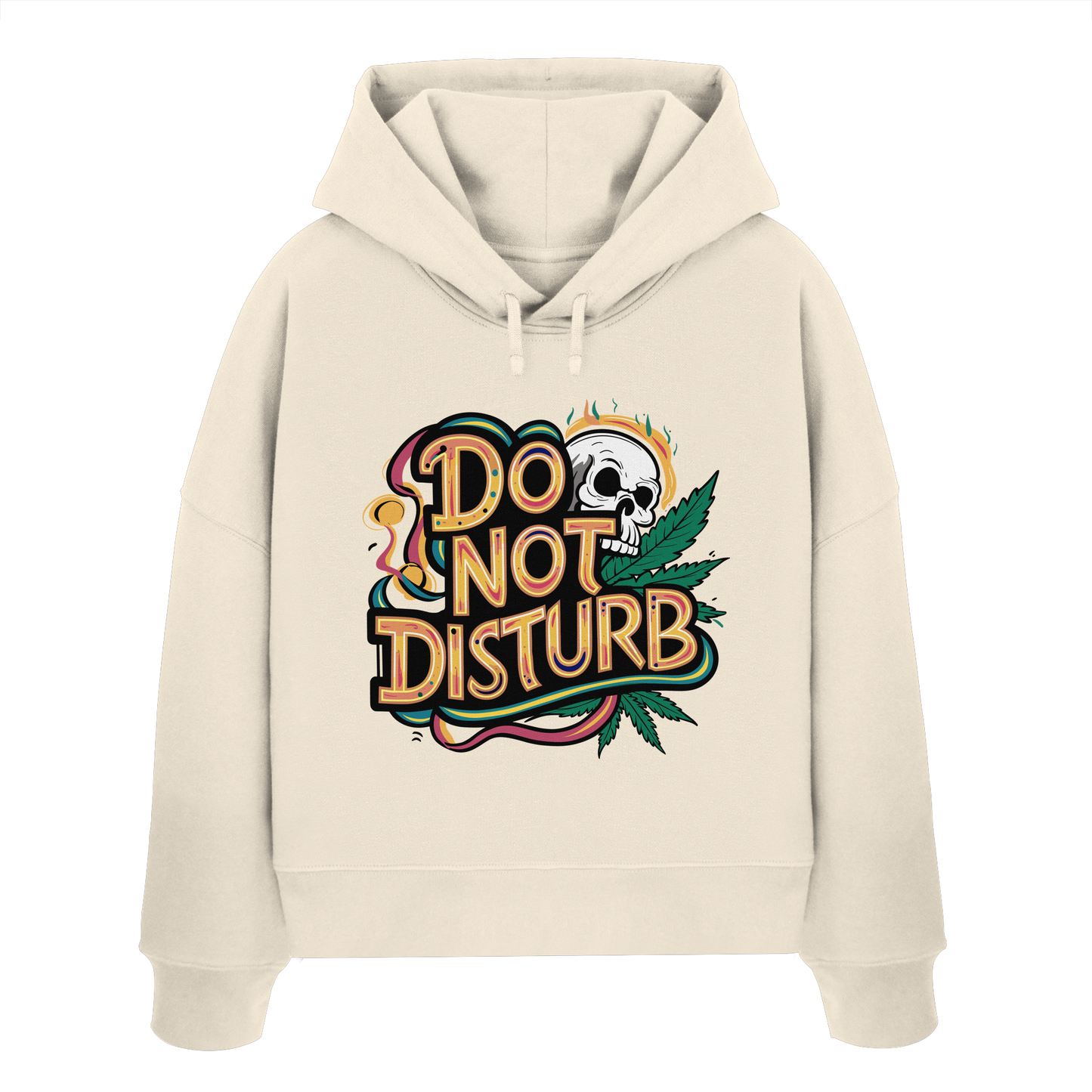 Do Not Disturb - Ladies Boxcut Hoodie