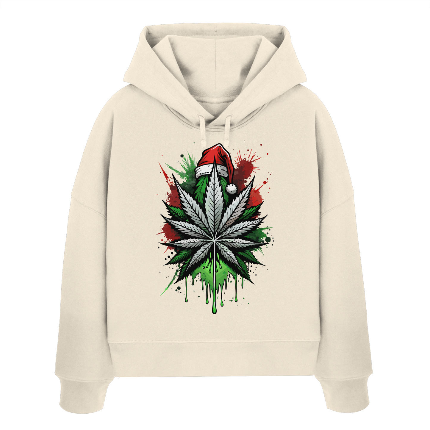 Cap Cannabis - Ladies Boxcut Hoodie