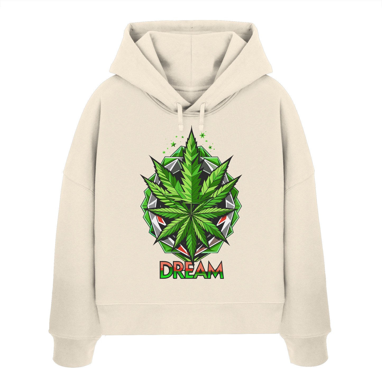 Dream Leaf - Ladies Boxcut Hoodie