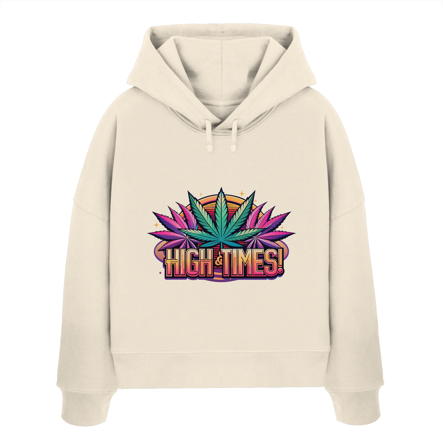 High Times Ufo - Ladies Boxcut Hoodie