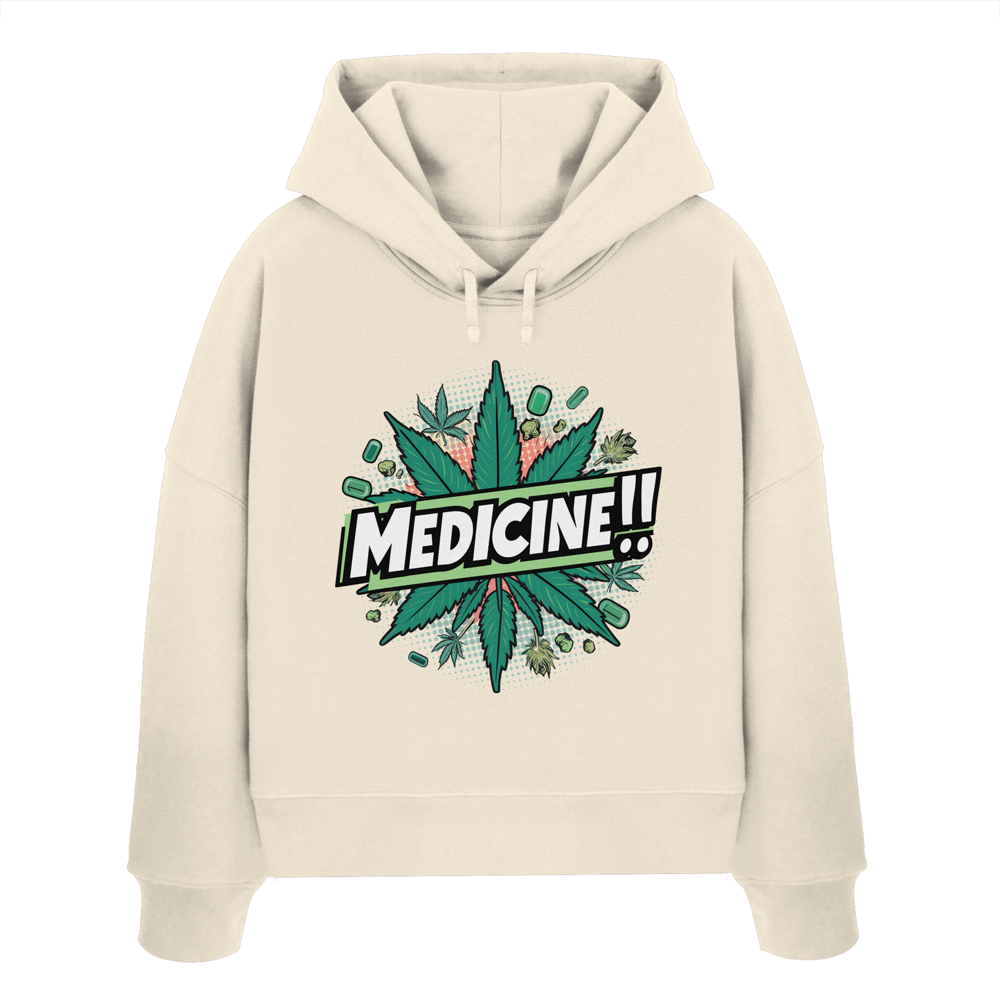 Medicine - Ladies Boxcut Hoodie