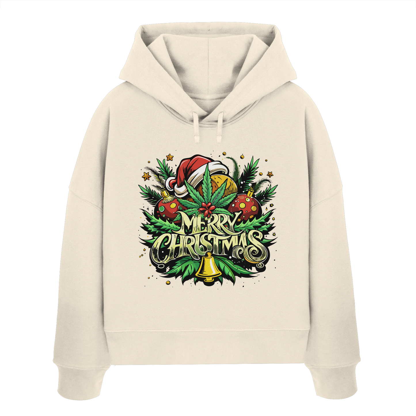 Bell Christmas - Ladies Boxcut Hoodie