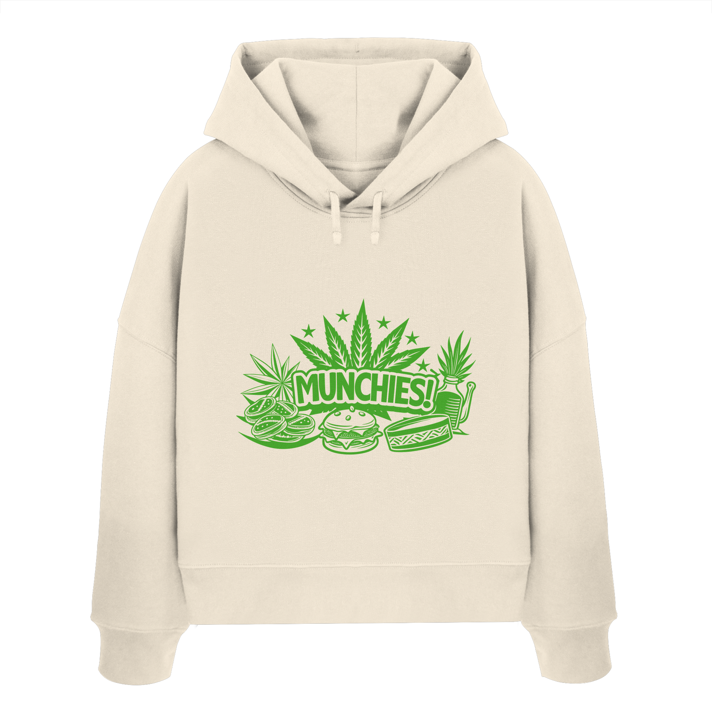 Munchies - Ladies Boxcut Hoodie