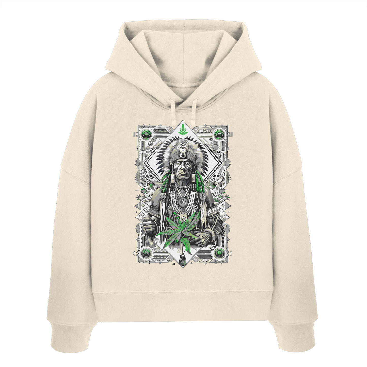 Indian - Ladies Boxcut Hoodie