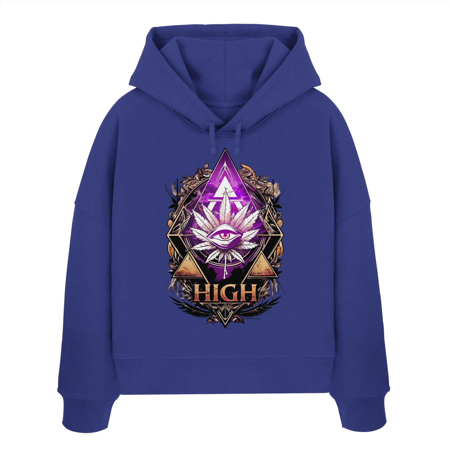High - Ladies Boxcut Hoodie