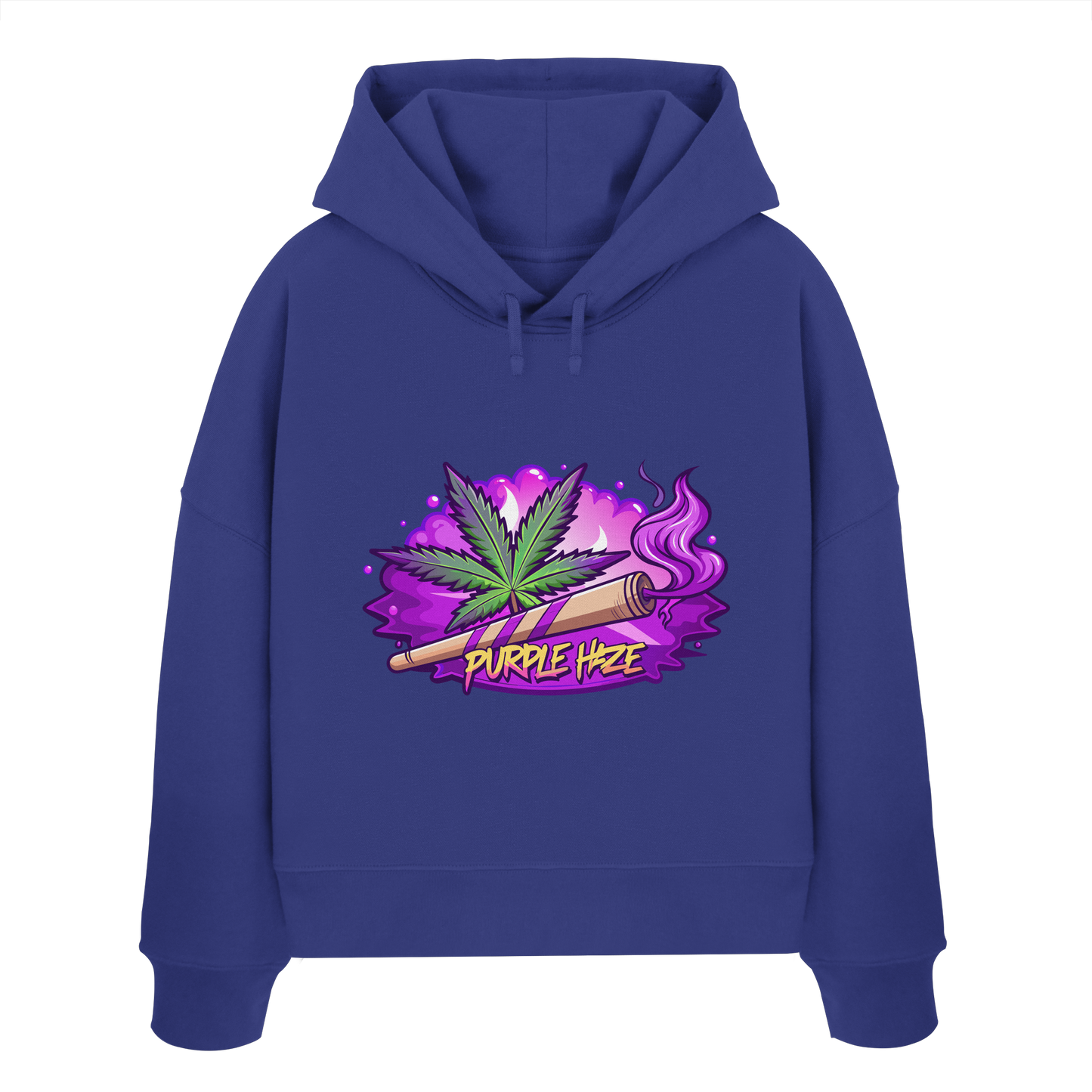 Purple Haze Joint - Ladies Boxcut Hoodie