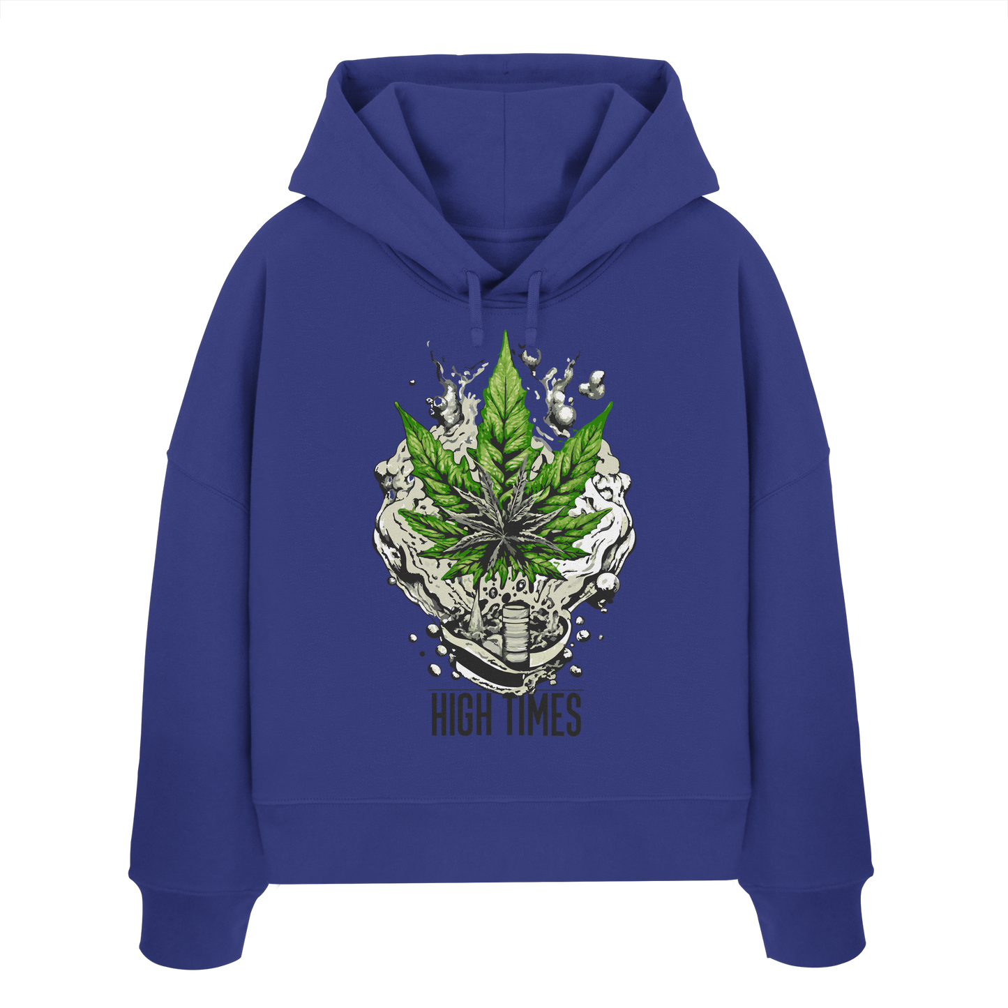 High Times Rocks - Ladies Boxcut Hoodie