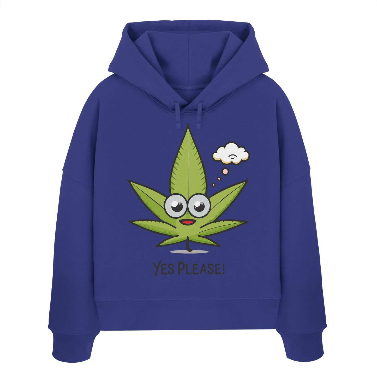 Yes Please - Ladies Boxcut Hoodie