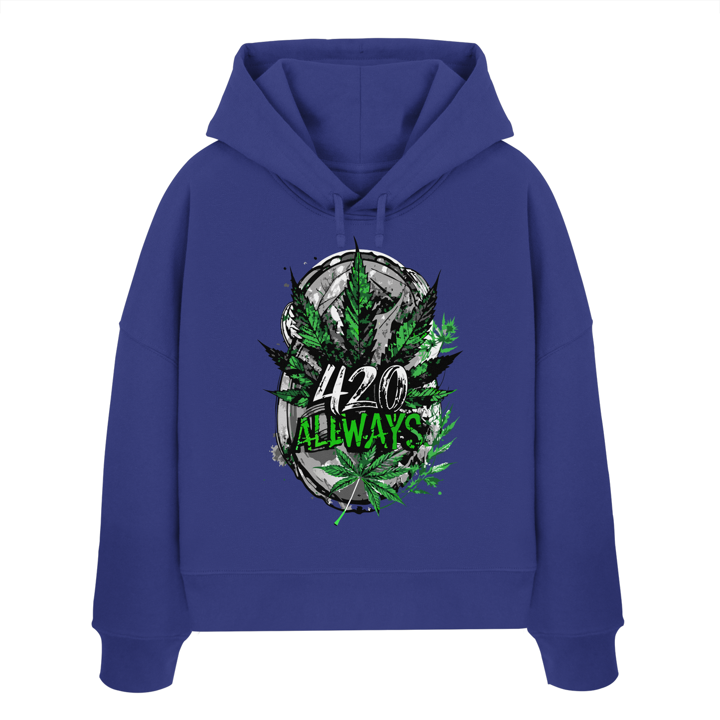 420 Always - Ladies Boxcut Hoodie