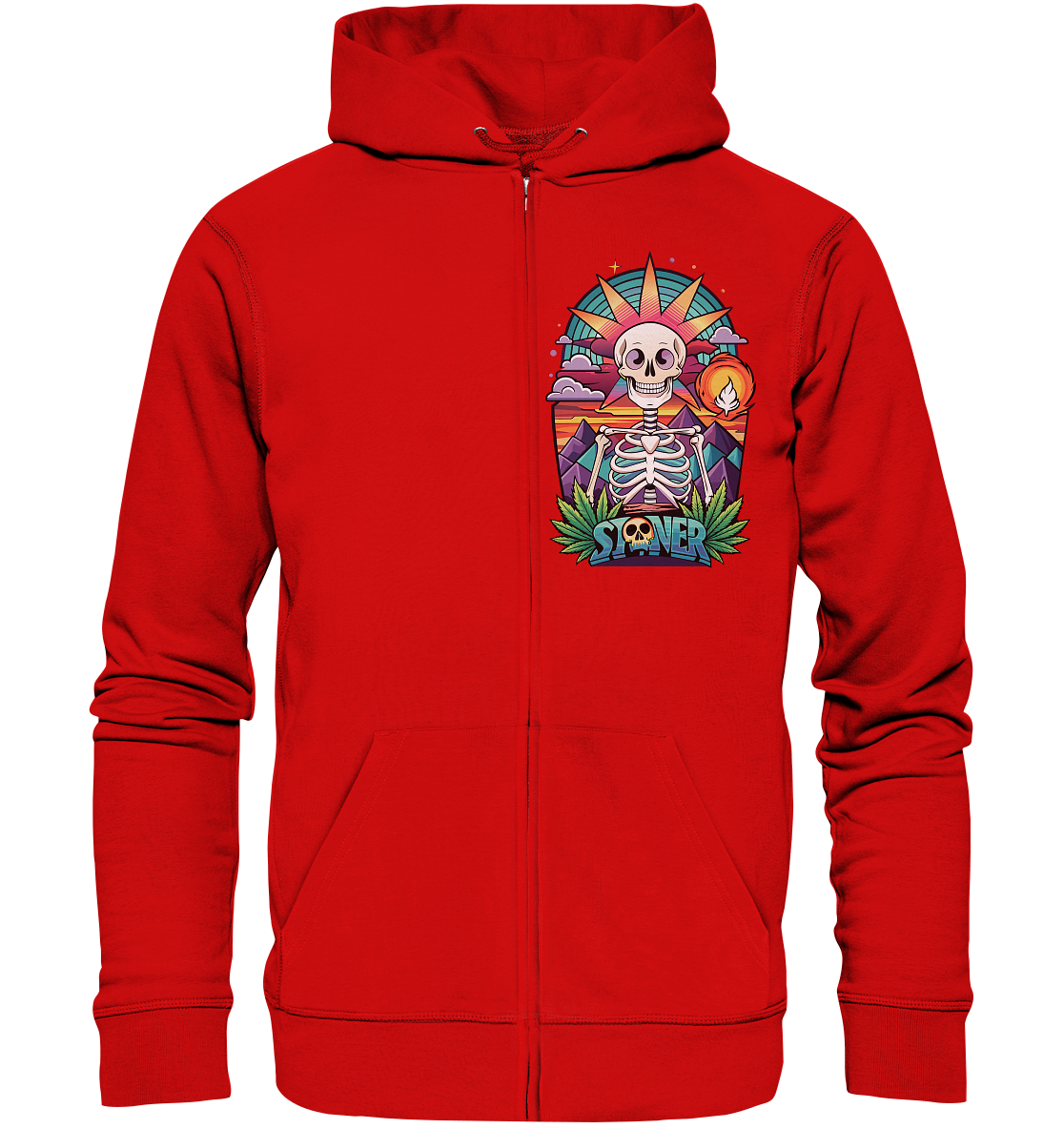 Color Stoner Skeleton - Zipper