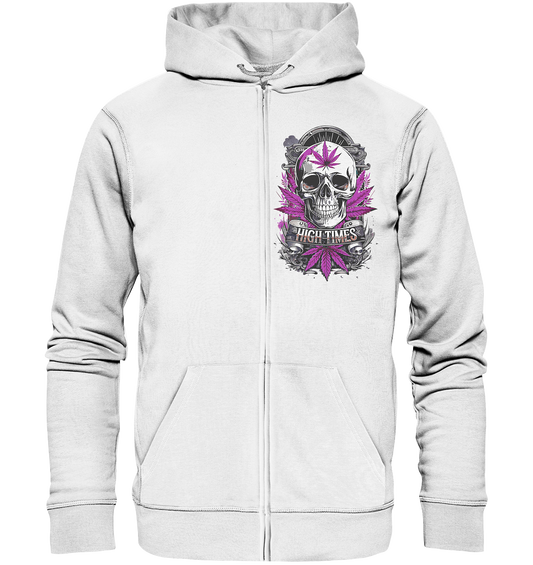 High Times Skull Purple - Zipper