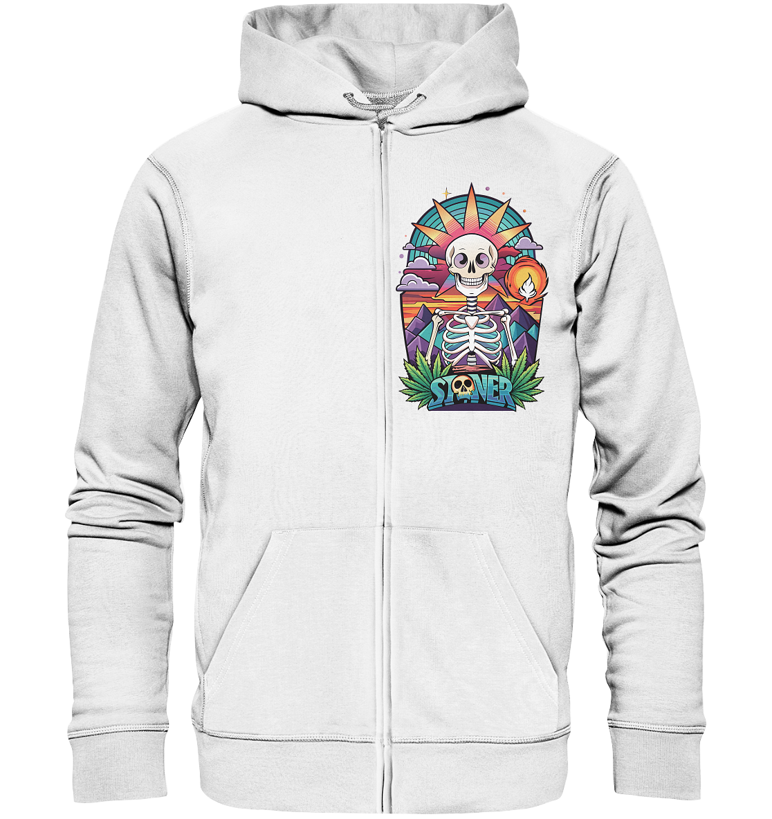 Color Stoner Skeleton - Zipper