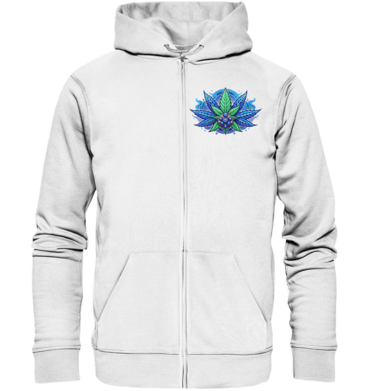 Blue Leaf - Zipper