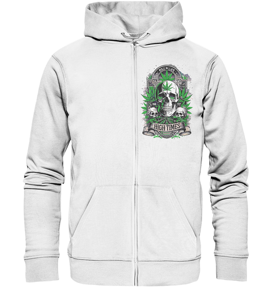 High Times Skull Green - Zipper