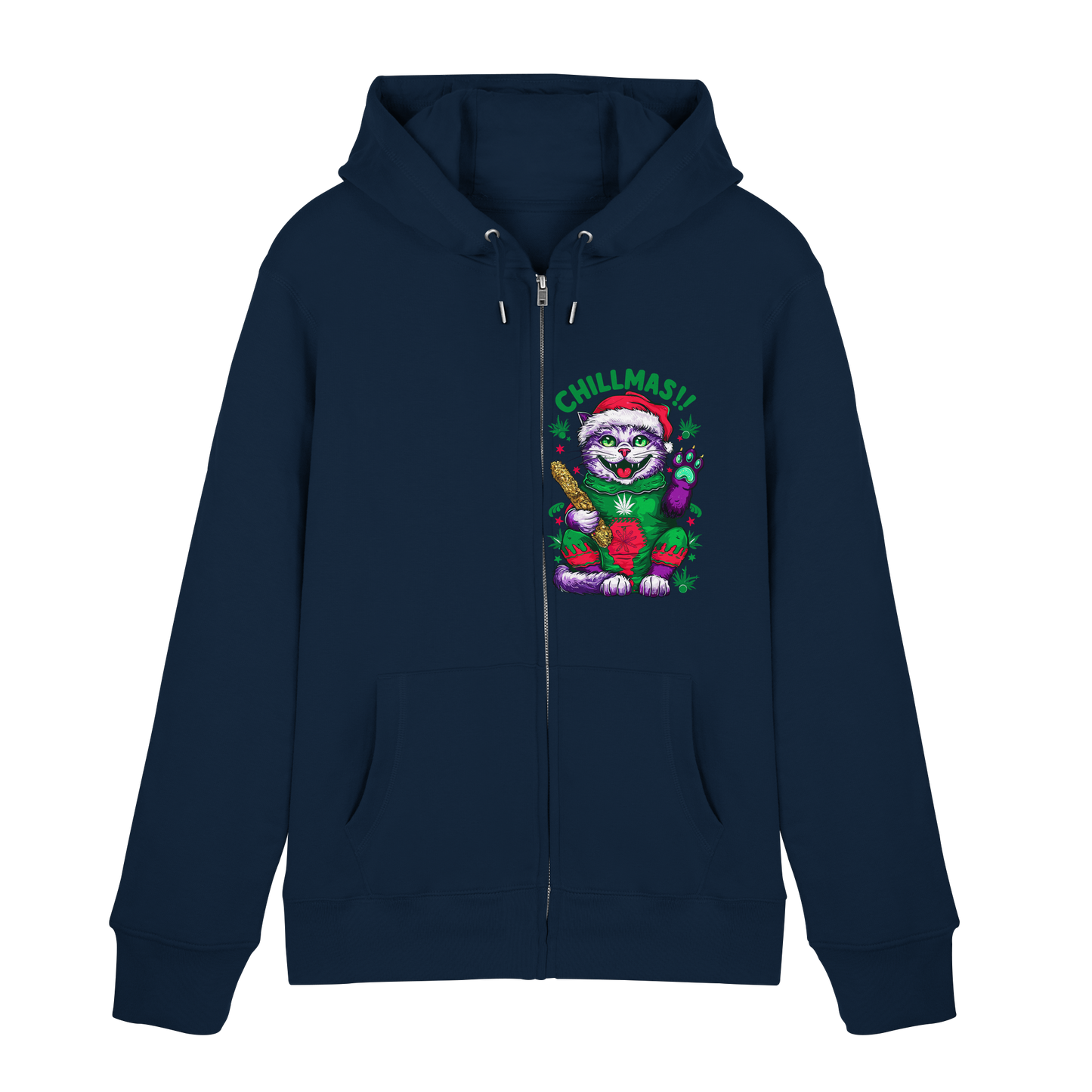 Chillmas Cat - Zipper